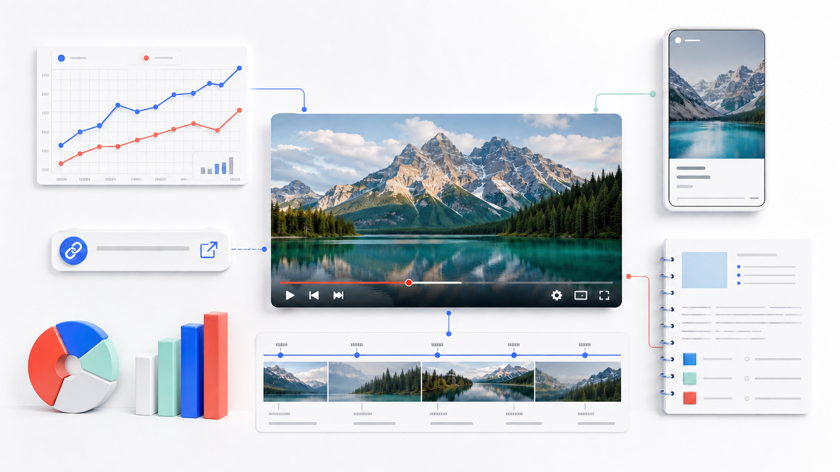 YouTube video intelligence workflow visual